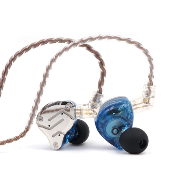 Auriculares Linsoul KZ ZS10 Pro 4BA+1DD 5 Driver HiFi con micrófono azul