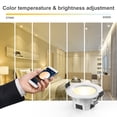 thumbnail image 3 of Mistaha A C100-240V 9W 7.3 Pouces LEDs RGB+CCT Éclairage Encastré Intelligent Downlight Base E26 Support, 3 of 6