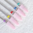 thumbnail image 3 of Brocas de carburo de cerámica rosa para uñas, fresa, removedor de Gel, máquina eléctrica, pulido, pelado, herramientas de archivo, accesorio de manicura, 3 of 5