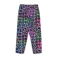 thumbnail image 5 of Sigee Rainbow Animal Skin Print Women's Soft Pajama Pants - Breathable and Comfortable Lounge Sleep Bottoms with Elastic Waistband and Pockets-X-Large, 5 of 9