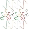 thumbnail image 1 of 1 Set Assorted Decorations - The Door Wire Hanger Wreath Holiday Over Hanging Christmas Shape for Decoration Party S-Hooks Front Balls Tree Decor Shaped Xmas Ornament Hangers, 1 of 5