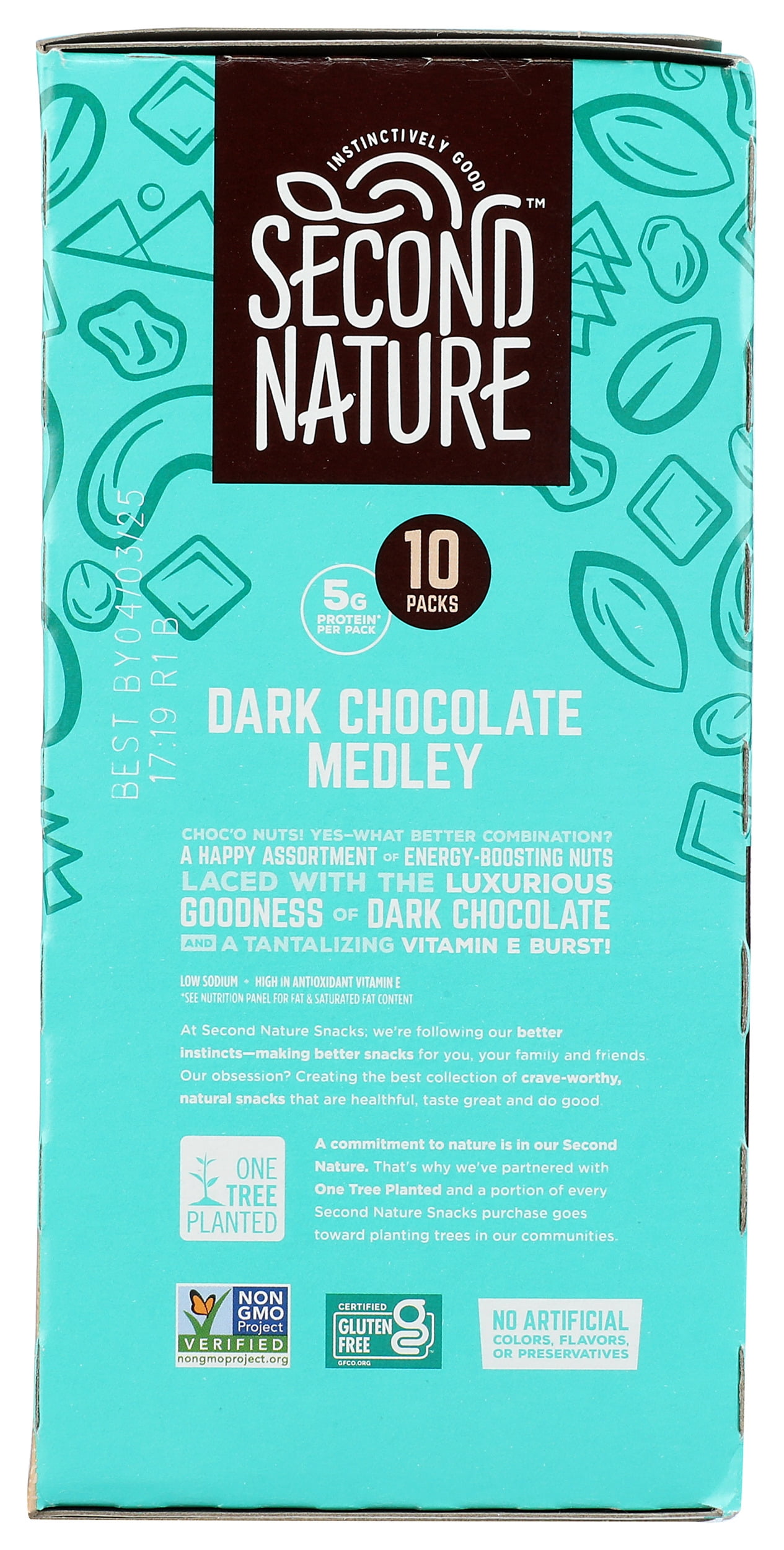 (Pack of 4), Second Nature Dark Chocolate Medley, 12.5 oz