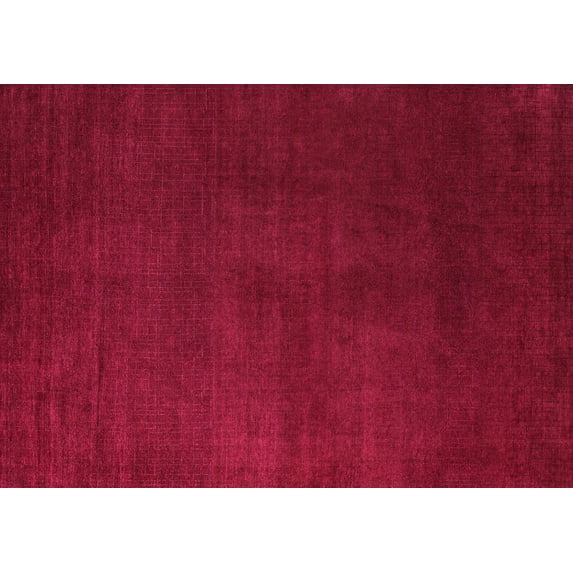 Ahgly Company Indoor Rectangle Abstract Pink Modern Area Rugs, 7' x 10'