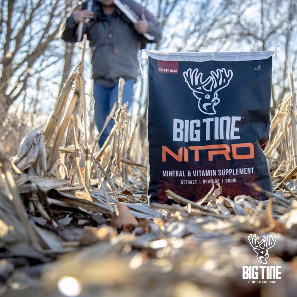 Big Tine Nitro Mineral and Vitamin Supplement for Hunting Attractants 20 lb Bag
