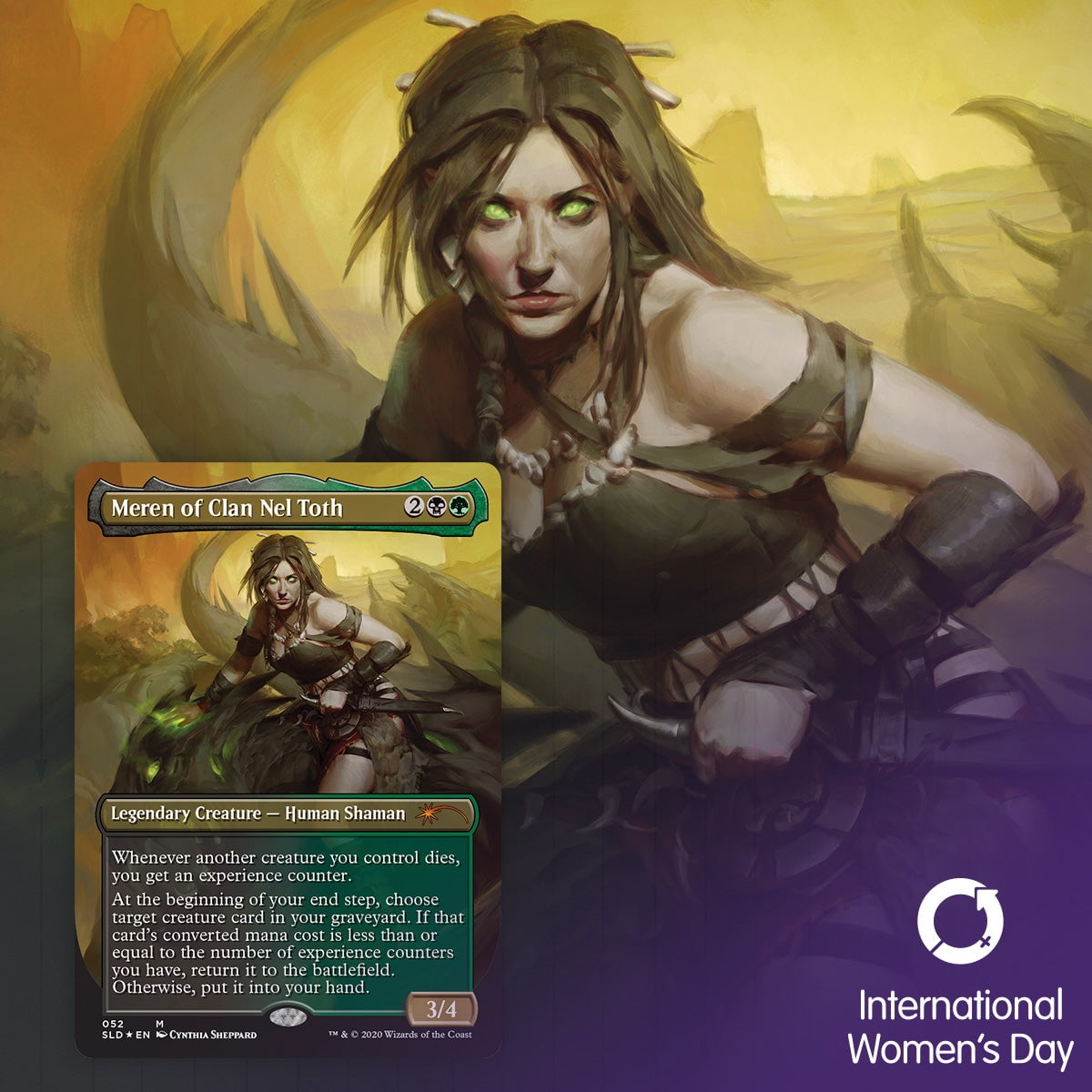「International Women's Day 2020」カードのみ Magic: The Gathering TCG - Secret Lair - International
