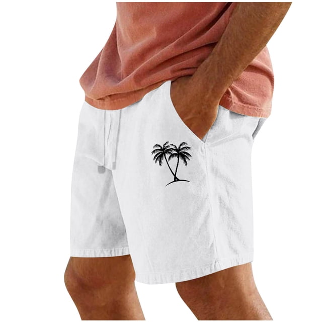 Pantalones Cortos para Hombre Cintura Elástica con Bolsillos Color Sólido Casual Cordón Suelto Pantalones Cortos de Ejercicio