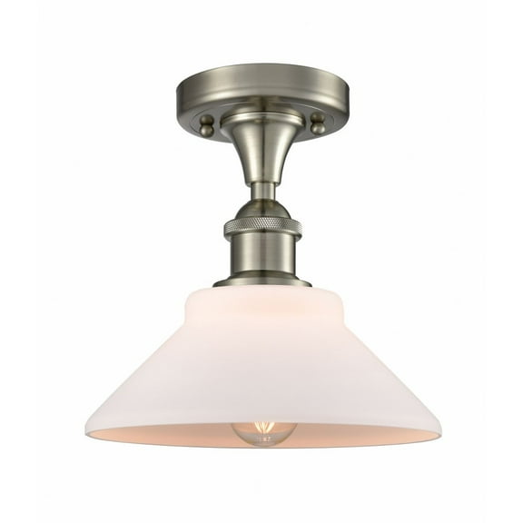 Innovations Lighting - Orwell - 1 Light Semi-Flush Mount In Industrial Style-9