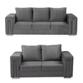 thumbnail image 1 of Sala 3-2 TRINITY Taos 2 piezas ( Sofá, Love Seat ) Gris Chels, 1 of 8