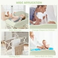 thumbnail image 6 of Costway Portable Baby Diaper Changing Table with Storage Water Basin 3-Level Adjustable Height Green, 6 of 11