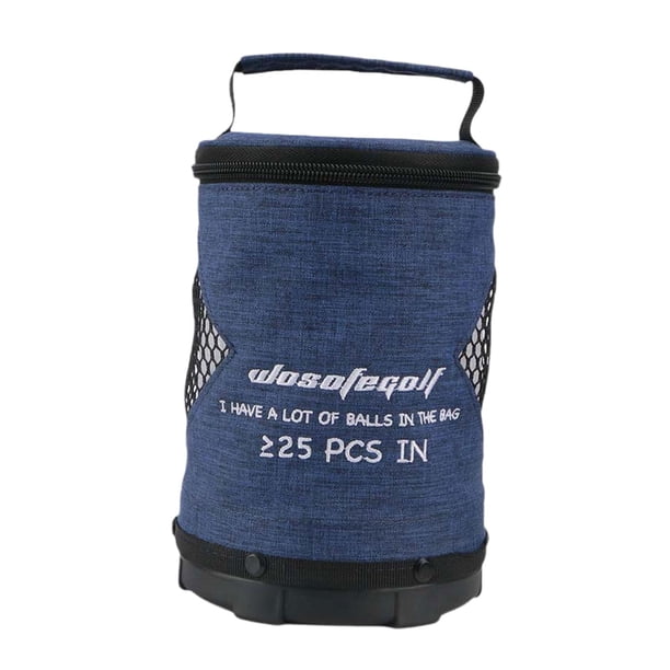 Bolsa para pelotas de golf perfecl soporte impermeable transportador multiusos Azul pequeño