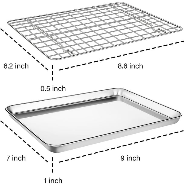 Cookie sheet with outlet wire rack