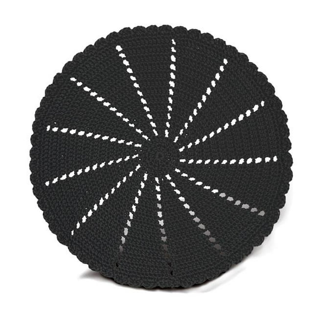 Heritage Lace MC-1025GY Mode Crochet Doily & Chargeur, Gris - 15 Po.