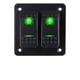 thumbnail image 1 of Interruptor basculante, interruptor basculante de 2 bandas Panel de interruptor basculante Panel de interruptor de palanca de luz LED Diseño a prueba de futuro, 1 of 4