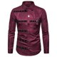 thumbnail image 2 of pstuiky camisas de manga larga para hombre, Camisa de manga larga con solapa y bolsillo con botones de color liso estilo gótico para hombre tops de invierno para hombre xl, 2 of 9