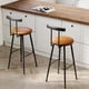 thumbnail image 2 of Taburetes de Bar IRCPEN Juego de 2 con Asiento y Respaldo de PU 93 cm, 2 of 8