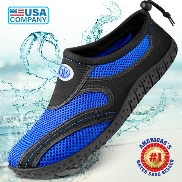 Bergman Kelly Mens Durable Water Shoes (Size 7-12), Beach Shoes ...
