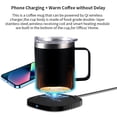 thumbnail image 3 of cup warmer,In 1 10.5oz Layer Lid 55℃/131℉ Warmer And Constant Temperature With Cup And Lid Layer 304 1 Coffee 55℃/131℉ Constant Temperature 10.5oz Cup Warmer Stainless Steel 304 Stainless, 3 of 6