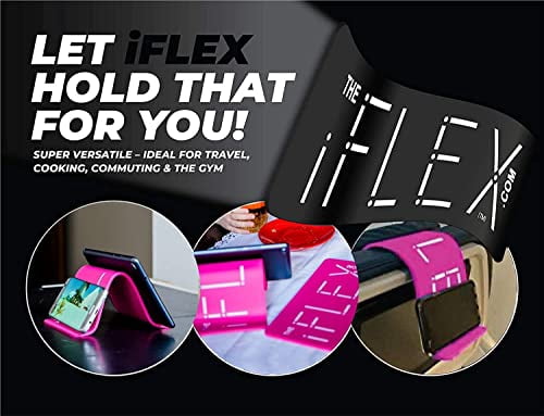 iFLEX Pink 2pk Flexible Stand For Cell Phone & Tablet Work and Home