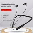 thumbnail image 3 of karymi Neckband Bluetooth Headphones,HD Stereo Wireless Sports Earphones,Around Neck Bluetooth Headphones Noise Cancelling Mic,Magnetic Attraction Home Decor Holiday Gifts, 3 of 7