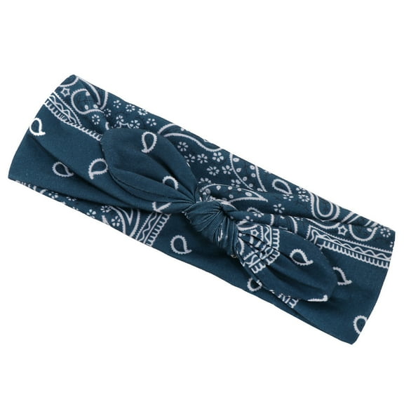 Yanyanz Handkerchiefs for Men, Sport Sweat Cashew Printed Hairband Head Wrap Headband Hair, Women's Handkerchiefs Dark Blue One Size