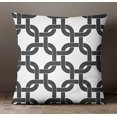 thumbnail image 2 of S4Sassy Indian Home Decor Geometric Print Throw Sofa Pillow Cover Gray Square Pillow Case-12 x 12 Inches, 2 of 8