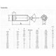 thumbnail image 2 of 50pcs Hex hexagon socket set screw cone point grub screw M2 M3 M4 M5 M6 Stainless Steel, 2 of 5