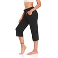 thumbnail image 1 of Wosthever Pantalones de mujer Pantalones deportivos Bolsillo grande Pantalones de chándal de cintura alta M Gris Uniforme atlético  Negro M, 1 of 6