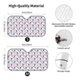 thumbnail image 3 of Bingfone American Gnomes Car Windshield Sun Shade Protector Keep Your Vehicle Cool Sun Shield Visor Cover Foldable-Small, 3 of 9