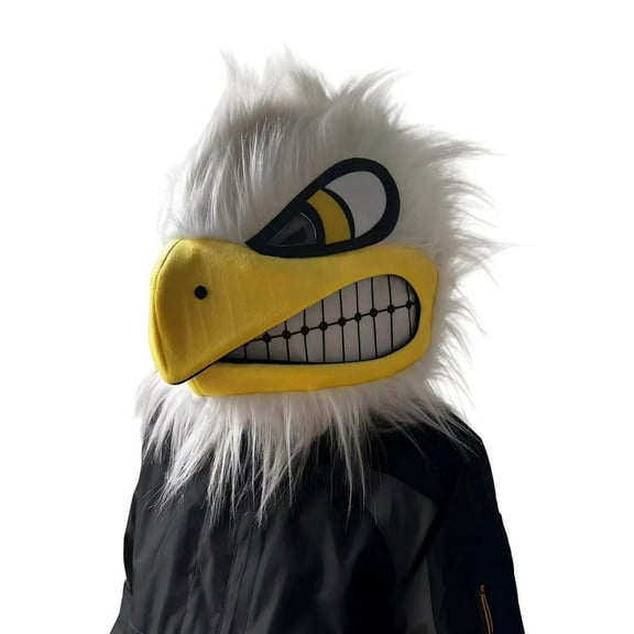 Plush Eagle Mascot Head Costume Eagle Head Mask Party Fancy Dress