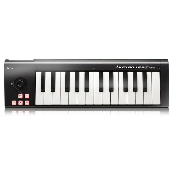 Teclado Controlador MIDI USB iKeyBoard 3Mini Icon 25 teclas color negro