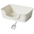 thumbnail image 2 of Cajas de arena para gatos, bandeja de arena para gatos, gran espacio, fácil de transportar, inodoro lateral para gatos, lavabo para todo tipo de gatos, 2 of 8