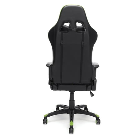 OFM Essentials Collection Racing Style Gaming Chair, in Green