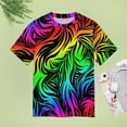 thumbnail image 4 of Animal Print Patterns T Shirts Basic T-Shirt Short Sleeve Ladies Tee Shirt Summer Graphic Clothing, 4 of 6
