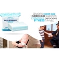 thumbnail image 4 of 1 Pack 25 Pcs Bath Sponges No Rinse Bathing Wipes – Disposable Body Wipes for Adults, Elderly, and Bedridden – Rinse-Free Bath Sponges for Hygiene, Travel, Camping, and Caregiving, Sky Blue, 4 of 8