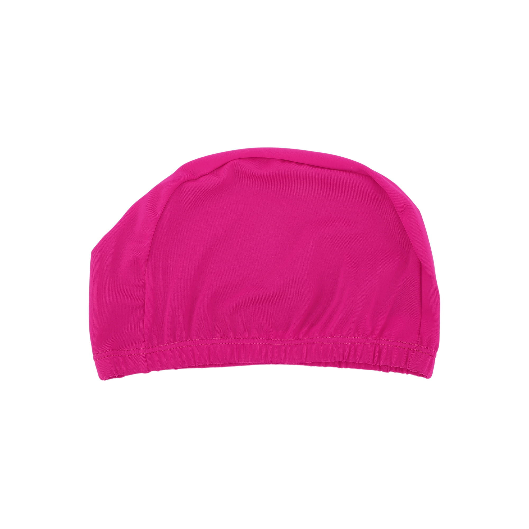 Unique Bargains Elasticity Swim Cap Measuring for Comfortable Fit Rose Red