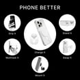 thumbnail image 4 of Poignée de Téléphone Compatible avec MagSafe, Support de Téléphone, Compatible avec la Recharge Sans Fil - Transparent, 4 of 5