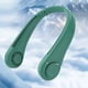thumbnail image 4 of Ventilador de cuello colgante portátil 1200 mAh USB sin aspas ventiladores deportivos silenciosos (verde negruzco) Hugtrwg Libre de BPA, 4 of 6