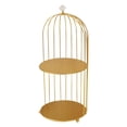 thumbnail image 1 of GUOOL Bird Cage Shape Desktop Organizer Makeups Bathroom Storage Rack Makeup Organizer 20x46cm, 1 of 9