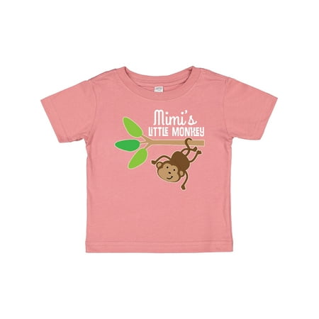 

Inktastic Mimi Little Monkey Grandchild Gift Boys or Girls Baby T-Shirt