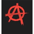 thumbnail image 5 of Anrachy Red Logo Adult Black Long Sleeve Hoodie-3XL, 5 of 6