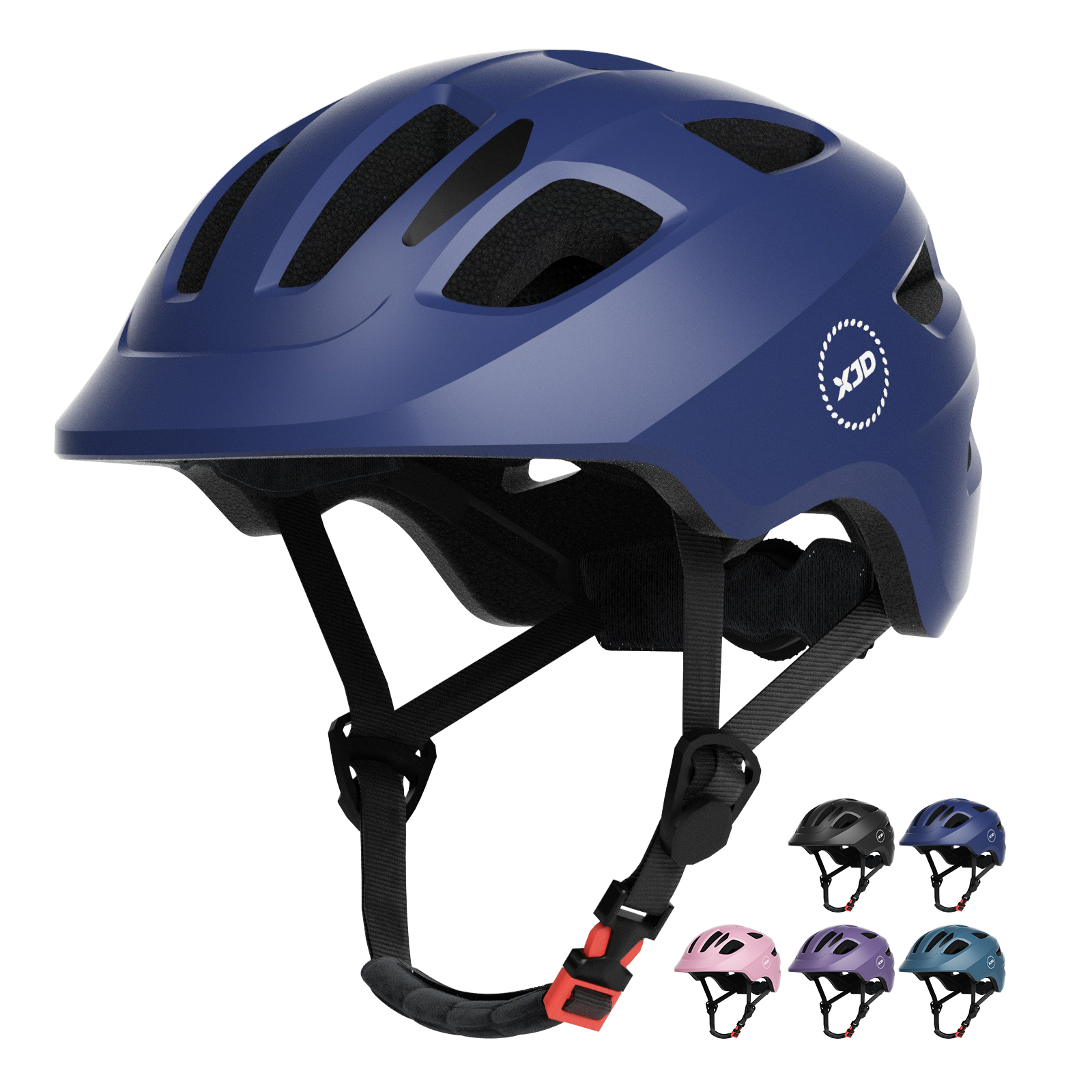 XJD Kids Bike Helmet, Ages 1-8, Adjustable, Blue
