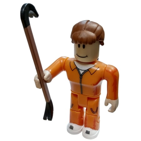 Roblox Red Series 4 Jailbreak Inmate Mini Figure With Red Cube And Online Code No Packaging - 