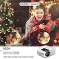 thumbnail image 7 of VANKYO Leisure 510 Full HD Movie Projector, Video Projector with 200" Projection Size, Support 1080P HDMI VGA AV USB with Free HDMI Cable and Carrying Bag (White), 7 of 7