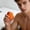 Orange, variant on Gqtwoy Hand Grip Ball Round Elastic Palm Ball, Stress Relief Grip Trainer, Muscle Tension Relief, Portable Fidget Ball, Daily Stress Relief Tool, Flexible Hand Strength Trainer