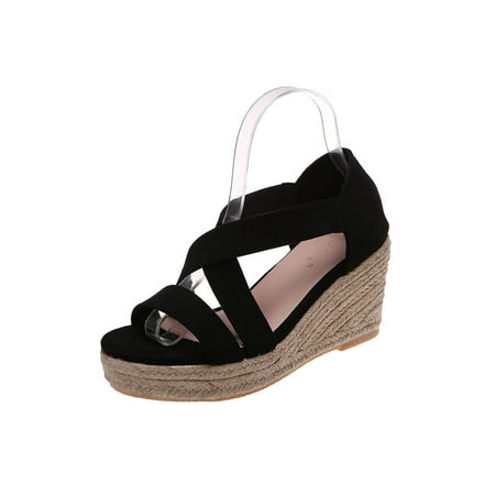 

Eloshman Women s Lightweight Ankle Strap Shoes Summer Breathable Fashion Open Toe Espadrilles Sandal