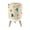 Color 4, variant on Small Trash Can with Lid Abstract Geometric Colorful Circles Lines 1.8 Gallon Dog Proof Trash Can Round Garbage Can Waste Bin Wastebasket for Bathroom Bedroom Living Room