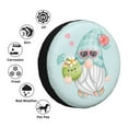 thumbnail image 4 of Naloa Summer Gnome,Cute Gnome PVC Leather Spare Tire Wheel Cover for Car Truck SUV Camper Trailer Universal Fit many size17 inch, 4 of 6