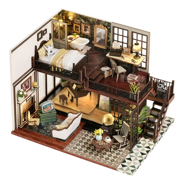 handmade miniature houses