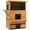 Yellow & Black, variant on Barara King Cat Kennel Condo Shelter, Cat House,Cat House, Outdoor 3-Tier Kitty Shelter, Weather Resistant, w/ Escape Door