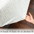 thumbnail image 4 of BedTite 300 Thread Count Cotton 4-Piece Queen Sheet Set - White, 4 of 7